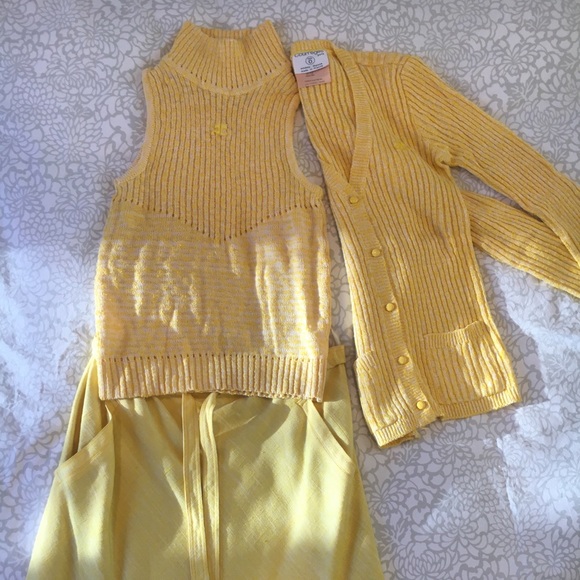Vintage 1970’s Courreges Yellow Skirt in GVC - Picture 11 of 14